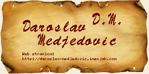 Daroslav Međedović vizit kartica